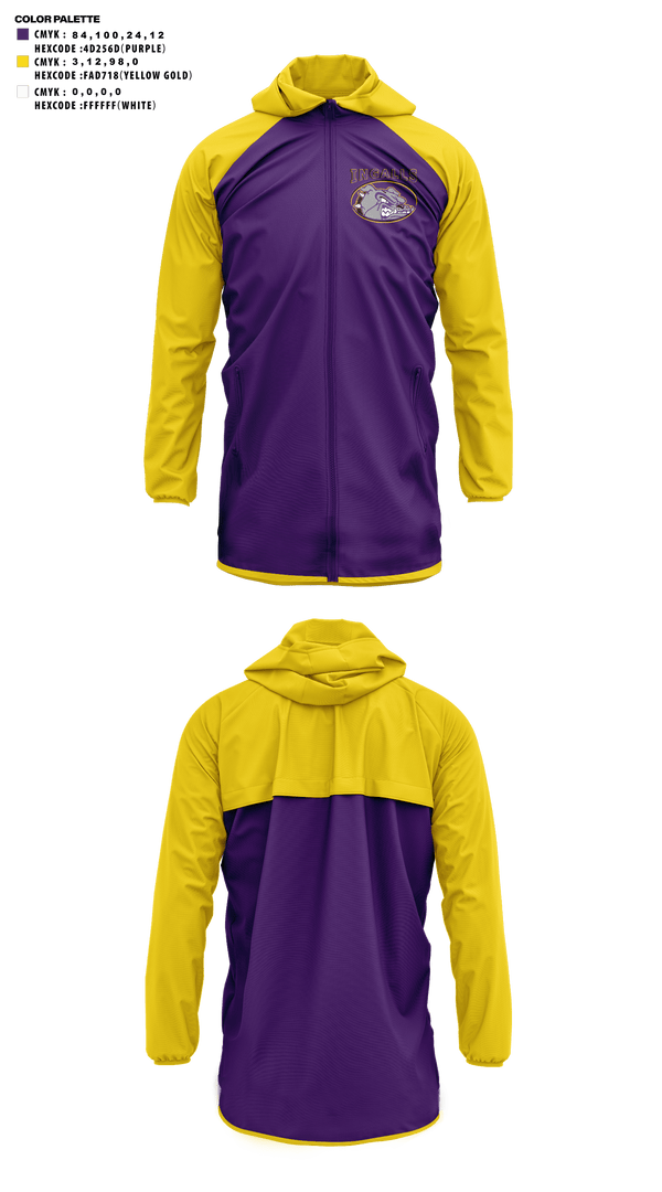 Windbreaker, Ingalls Junior High School Cross Country, Cross Country, Teamtime, Team time, sublimation, custom sports apparel, team uniforms, spirit wear, spiritwear, sports uniforms, custom shirts, team store, custom team store, fundraiser sports, apparel fundraiser