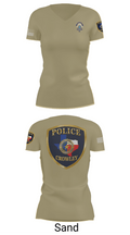 Crowley Police Department 8097883 Women's Short Sleeve V-neck Shirt - 84