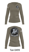 VAW-120 7271813 Women's Long Sleeve V-neck Shirt - 73