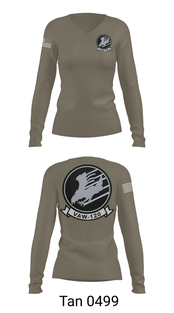 Womens Long Sleeve Vneck Shirt, VAW-120, , Teamtime, Team time, sublimation, custom sports apparel, team uniforms, spirit wear, spiritwear, sports uniforms, custom shirts, team store, custom team store, fundraiser sports, apparel fundraiser