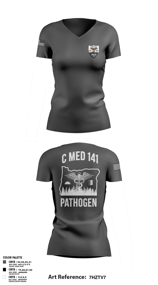 Womens Short Sleeve Vneck Shirt, C Med, National Guard, Teamtime, Team time, sublimation, custom sports apparel, team uniforms, spirit wear, spiritwear, sports uniforms, custom shirts, team store, custom team store, fundraiser sports, apparel fundraiser