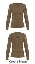 fobbs clothing 65474756 Women's Long Sleeve V-neck Shirt - 17