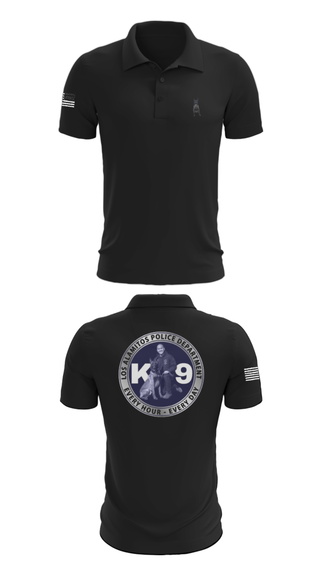 Short Sleeve Performance Polo, Los Alamitos Police K9, Police, Teamtime, Team time, sublimation, custom sports apparel, team uniforms, spirit wear, spiritwear, sports uniforms, custom shirts, team store, custom team store, fundraiser sports, apparel fundraiser