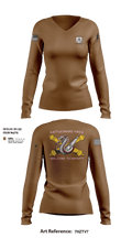 Task Force Rattlesnake FIST 27945437 Women's Long Sleeve V-neck Shirt - 6