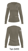 B Btry 2142 12534556 Women's Long Sleeve V-neck Shirt - 73
