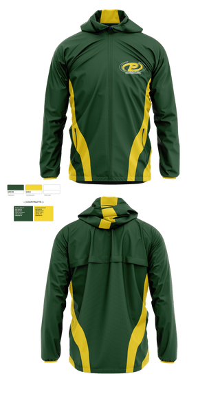 Windbreaker, Placer Jr. Hillmen, Football, Teamtime, Team time, sublimation, custom sports apparel, team uniforms, spirit wear, spiritwear, sports uniforms, custom shirts, team store, custom team store, fundraiser sports, apparel fundraiser