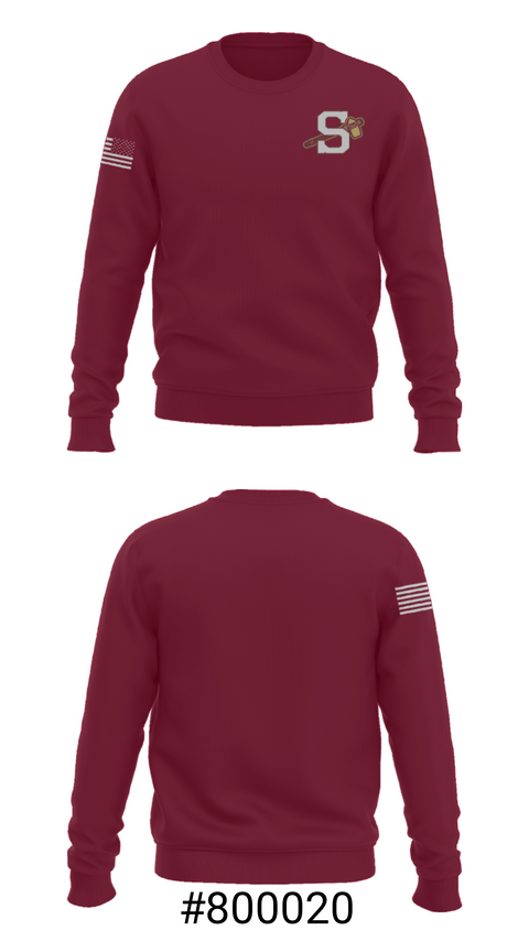Crew Neck Sweatshirt, Salem High School Baseball, Baseball, Teamtime, Team time, sublimation, custom sports apparel, team uniforms, spirit wear, spiritwear, sports uniforms, custom shirts, team store, custom team store, fundraiser sports, apparel fundraiser