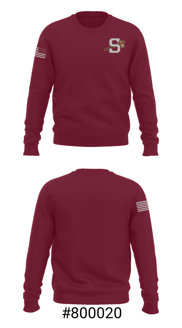 Crew Neck Sweatshirt, Salem High School Baseball, Baseball, Teamtime, Team time, sublimation, custom sports apparel, team uniforms, spirit wear, spiritwear, sports uniforms, custom shirts, team store, custom team store, fundraiser sports, apparel fundraiser