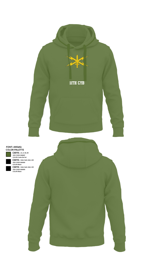 Hoodie, 11th CYB, , Teamtime, Team time, sublimation, custom sports apparel, team uniforms, spirit wear, spiritwear, sports uniforms, custom shirts, team store, custom team store, fundraiser sports, apparel fundraiser