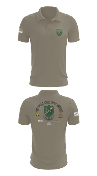 Short Sleeve Performance Polo, 1-10 SFG FSC, Army, Teamtime, Team time, sublimation, custom sports apparel, team uniforms, spirit wear, spiritwear, sports uniforms, custom shirts, team store, custom team store, fundraiser sports, apparel fundraiser