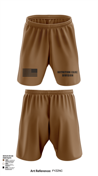 Athletic Shorts With Pockets, NUTRITION CARE DIVISION, Army, Teamtime, Team time, sublimation, custom sports apparel, team uniforms, spirit wear, spiritwear, sports uniforms, custom shirts, team store, custom team store, fundraiser sports, apparel fundraiser
