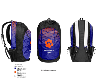 Gear Bag, Jamestown Middle School Basketball, Men's Basketball, Teamtime, Team time, sublimation, custom sports apparel, team uniforms, spirit wear, spiritwear, sports uniforms, custom shirts, team store, custom team store, fundraiser sports, apparel fundraiser