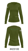 Ingram Park Recruiting 56851411 Women's Long Sleeve V-neck Shirt - 20