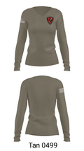 Naval Base Kitsap K9 Unit 4831099 Women's Long Sleeve V-neck Shirt - 73
