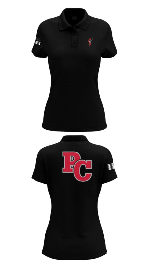 Women's Short Sleeve Performance Polo, Perkins County Junior High School Football, Football, Teamtime, Team time, sublimation, custom sports apparel, team uniforms, spirit wear, spiritwear, sports uniforms, custom shirts, team store, custom team store, fundraiser sports, apparel fundraiser