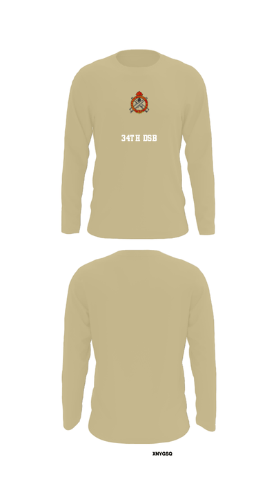 34th DSB 92215836 Long Sleeve Performance Shirt - 92
