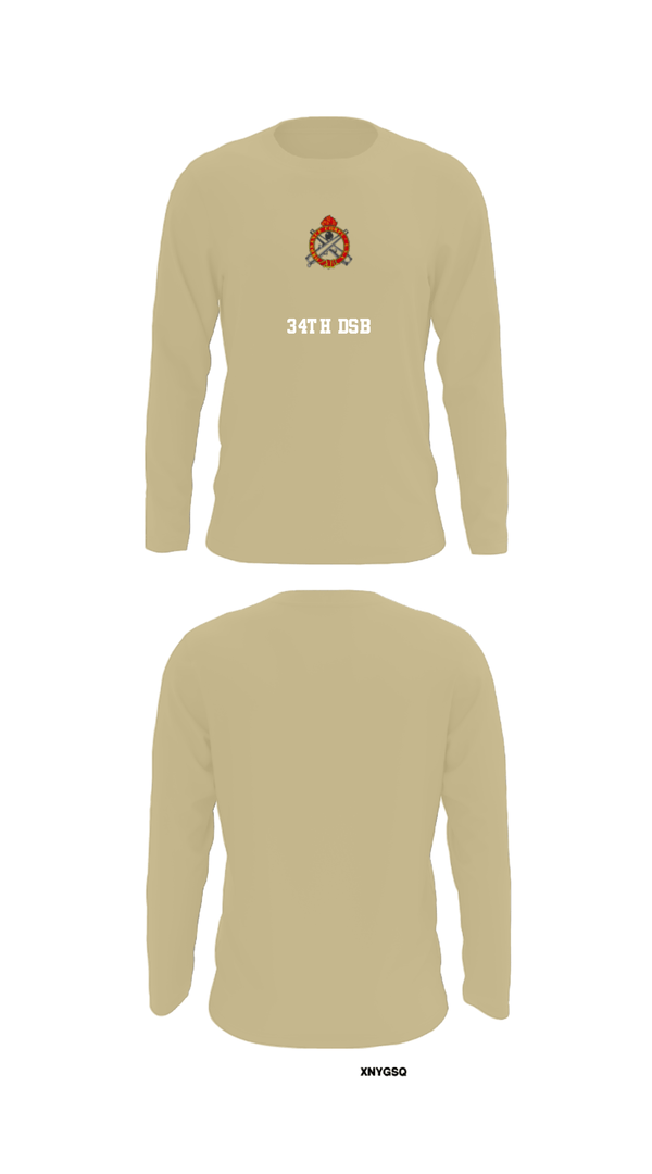 Long Sleeve Performance Shirt, 34th DSB, Army, Teamtime, Team time, sublimation, custom sports apparel, team uniforms, spirit wear, spiritwear, sports uniforms, custom shirts, team store, custom team store, fundraiser sports, apparel fundraiser