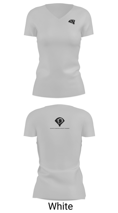 Dean of Diamonds Athletic Training 10732777 Women's Short Sleeve V-neck Shirt - 19