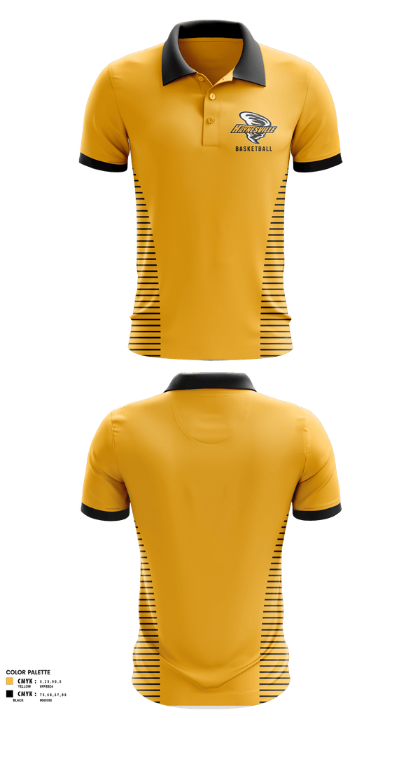 Short Sleeve Performance Polo, Haynesville High School Basketball, Women's Basketball, Teamtime, Team time, sublimation, custom sports apparel, team uniforms, spirit wear, spiritwear, sports uniforms, custom shirts, team store, custom team store, fundraiser sports, apparel fundraiser