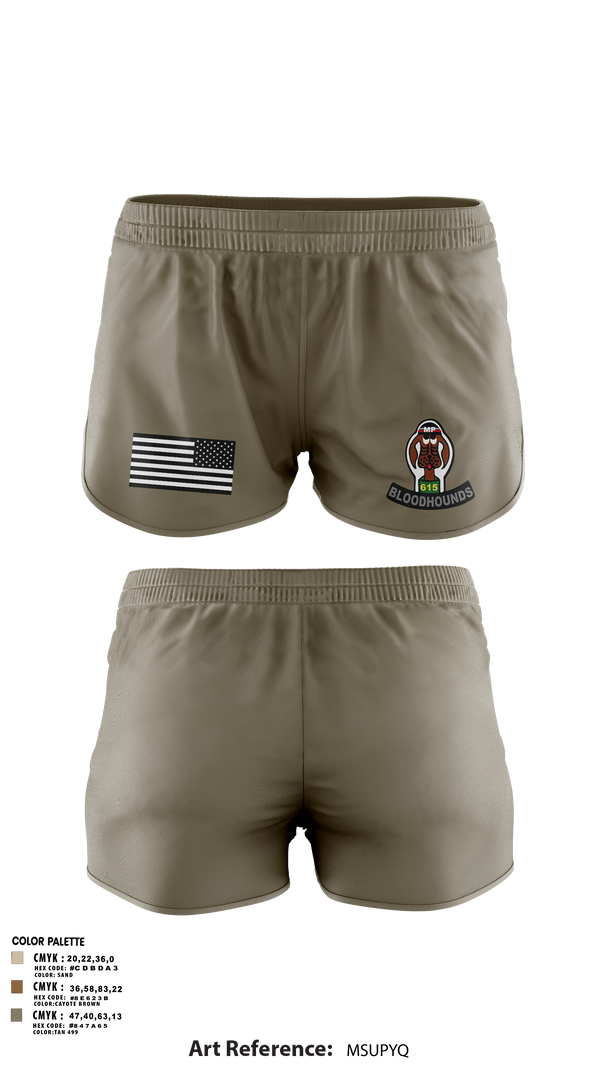Ranger Panties, 615th MP CO, , Teamtime, Team time, sublimation, custom sports apparel, team uniforms, spirit wear, spiritwear, sports uniforms, custom shirts, team store, custom team store, fundraiser sports, apparel fundraiser