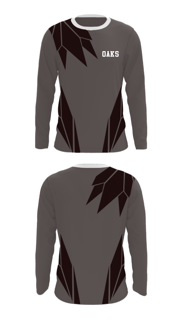 Long Sleeve Performance Shirt, Oaks, Rugby, Teamtime, Team time, sublimation, custom sports apparel, team uniforms, spirit wear, spiritwear, sports uniforms, custom shirts, team store, custom team store, fundraiser sports, apparel fundraiser