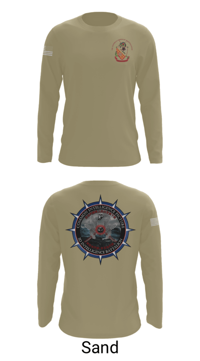 3rd Intelligence Battalion 49807001 Long Sleeve Performance Shirt - 86