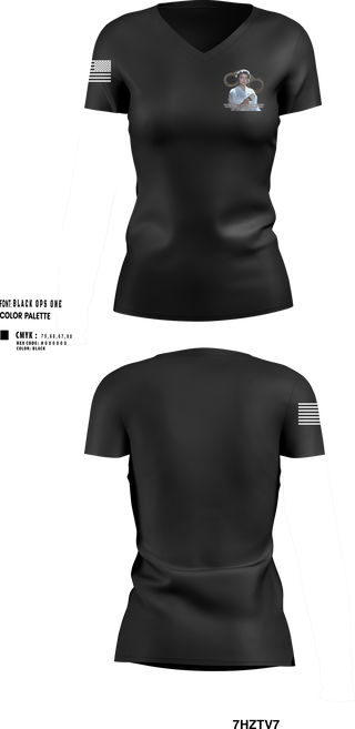 Womens Short Sleeve Vneck Shirt, MARDET Fort Leonard Wood Basic Military Police School House (FLW) INIWIC, Police, Teamtime, Team time, sublimation, custom sports apparel, team uniforms, spirit wear, spiritwear, sports uniforms, custom shirts, team store, custom team store, fundraiser sports, apparel fundraiser