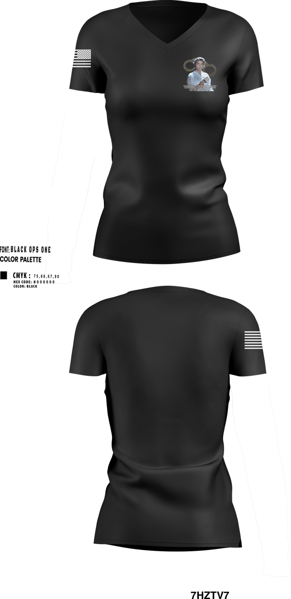 Womens Short Sleeve Vneck Shirt, MARDET Fort Leonard Wood Basic Military Police School House (FLW) INIWIC, Police, Teamtime, Team time, sublimation, custom sports apparel, team uniforms, spirit wear, spiritwear, sports uniforms, custom shirts, team store, custom team store, fundraiser sports, apparel fundraiser
