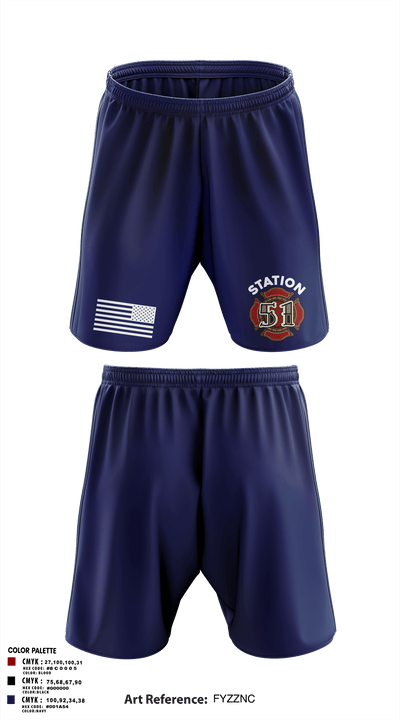 Station 51 74948008 Athletic Shorts With Pockets - 2
