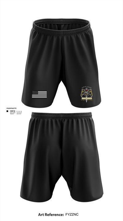 2/108th Guardians 93195789 Athletic Shorts With Pockets - 5