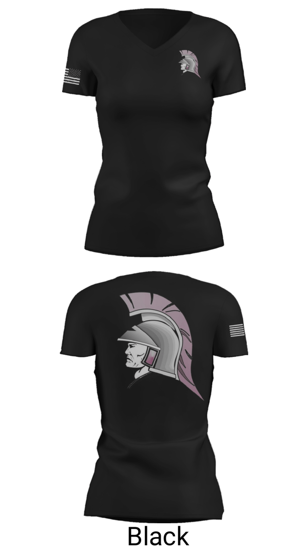 Women's Short Sleeve Vneck Shirt, Southeast of Saline Trojans, Cross Country, Teamtime, Team time, sublimation, custom sports apparel, team uniforms, spirit wear, spiritwear, sports uniforms, custom shirts, team store, custom team store, fundraiser sports, apparel fundraiser