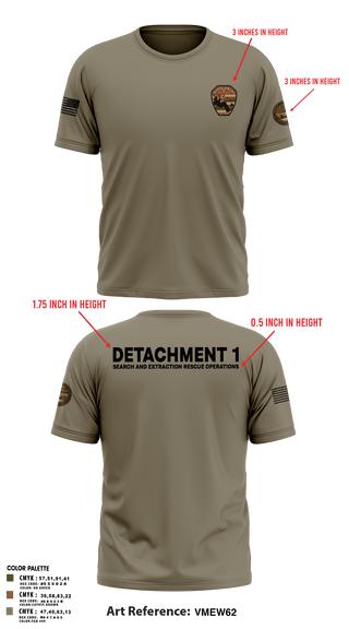 Old School Cotton Feel Shirt, Detachment 1, Air Force, Teamtime, Team time, sublimation, custom sports apparel, team uniforms, spirit wear, spiritwear, sports uniforms, custom shirts, team store, custom team store, fundraiser sports, apparel fundraiser
