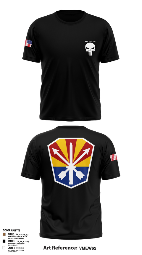 Old School Cotton Feel Shirt, HHC 153 CSSB, National Guard, Teamtime, Team time, sublimation, custom sports apparel, team uniforms, spirit wear, spiritwear, sports uniforms, custom shirts, team store, custom team store, fundraiser sports, apparel fundraiser