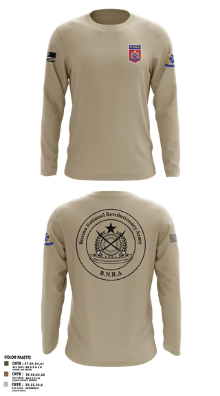 Long Sleeve Performance Polo, B.N.R.AB.N.R.Army, Army, Teamtime, Team time, sublimation, custom sports apparel, team uniforms, spirit wear, spiritwear, sports uniforms, custom shirts, team store, custom team store, fundraiser sports, apparel fundraiser