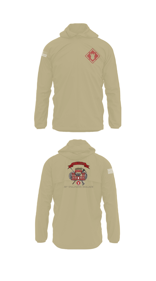 Windbreaker, 264 EN CO, Army, Teamtime, Team time, sublimation, custom sports apparel, team uniforms, spirit wear, spiritwear, sports uniforms, custom shirts, team store, custom team store, fundraiser sports, apparel fundraiser