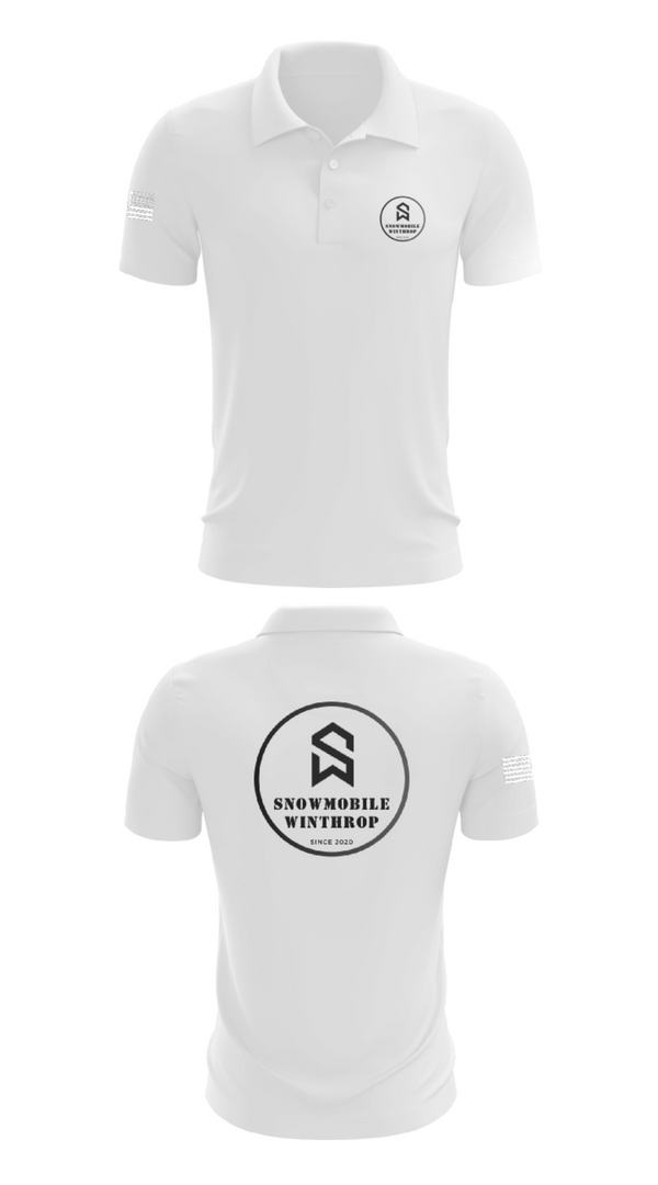 Short Sleeve Performance Polo, Snowmobile Winthrop, , Teamtime, Team time, sublimation, custom sports apparel, team uniforms, spirit wear, spiritwear, sports uniforms, custom shirts, team store, custom team store, fundraiser sports, apparel fundraiser
