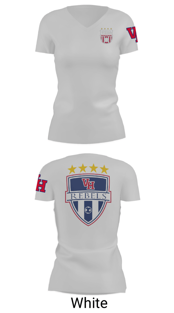 Women's Short Sleeve Vneck Shirt, Vestavia Rebels, Men's Soccer, Teamtime, Team time, sublimation, custom sports apparel, team uniforms, spirit wear, spiritwear, sports uniforms, custom shirts, team store, custom team store, fundraiser sports, apparel fundraiser
