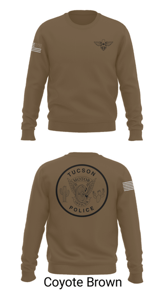 Crew Neck Sweatshirt, TPD MOTOR UNIT, Police, Teamtime, Team time, sublimation, custom sports apparel, team uniforms, spirit wear, spiritwear, sports uniforms, custom shirts, team store, custom team store, fundraiser sports, apparel fundraiser
