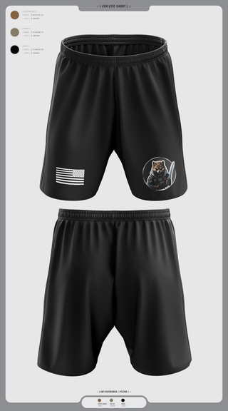 Athletic Shorts With Pockets, Fox Co., Army, Teamtime, Team time, sublimation, custom sports apparel, team uniforms, spirit wear, spiritwear, sports uniforms, custom shirts, team store, custom team store, fundraiser sports, apparel fundraiser