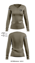 E72 8676839 Women's Long Sleeve V-neck Shirt - 2