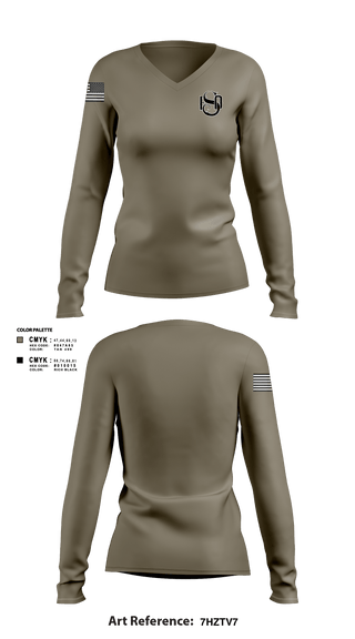 Womens Long Sleeve Vneck Shirt, E72, Fire Department, Teamtime, Team time, sublimation, custom sports apparel, team uniforms, spirit wear, spiritwear, sports uniforms, custom shirts, team store, custom team store, fundraiser sports, apparel fundraiser