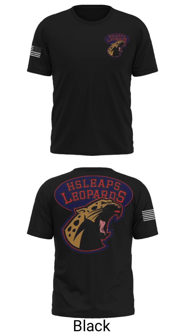 Old School Cotton Feel Shirt, Leopards, Track & Field, Teamtime, Team time, sublimation, custom sports apparel, team uniforms, spirit wear, spiritwear, sports uniforms, custom shirts, team store, custom team store, fundraiser sports, apparel fundraiser