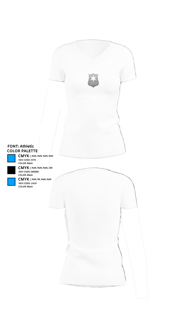 Womens Short Sleeve Vneck Shirt, EMPIRE First protection service agent, , Teamtime, Team time, sublimation, custom sports apparel, team uniforms, spirit wear, spiritwear, sports uniforms, custom shirts, team store, custom team store, fundraiser sports, apparel fundraiser