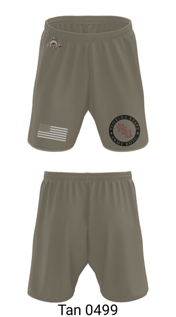 Athletic Shorts With Pockets, Seminole Battalion, Army, Teamtime, Team time, sublimation, custom sports apparel, team uniforms, spirit wear, spiritwear, sports uniforms, custom shirts, team store, custom team store, fundraiser sports, apparel fundraiser