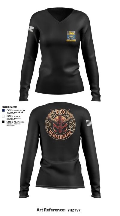 Army 36078746 Women's Long Sleeve V-neck Shirt - 3