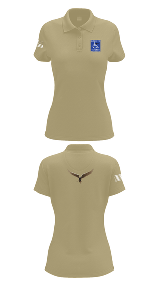 Womens Short Sleeve Performance Polo, 1-5 25th, Army, Teamtime, Team time, sublimation, custom sports apparel, team uniforms, spirit wear, spiritwear, sports uniforms, custom shirts, team store, custom team store, fundraiser sports, apparel fundraiser