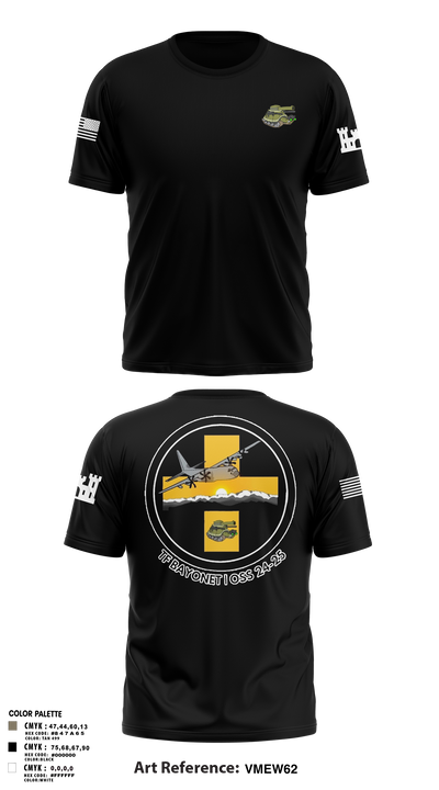 B Co 766 EN BeB 1st Platoon Armored Turtles Short Sleeve Performance Shirt - 9