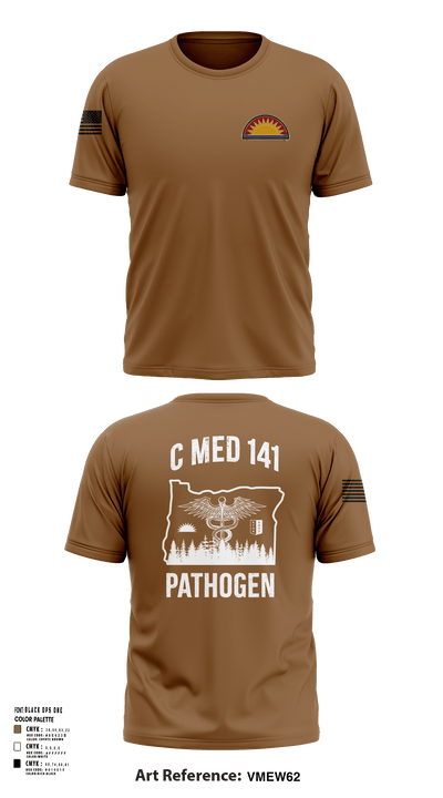 C MED 141 64606356 Short Sleeve Performance Shirt - 127