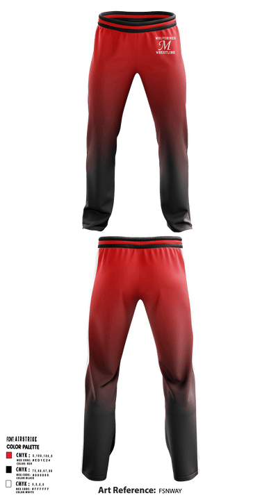 Maysville R-1 School District Wrestling 27878891 Sweatpants - 1