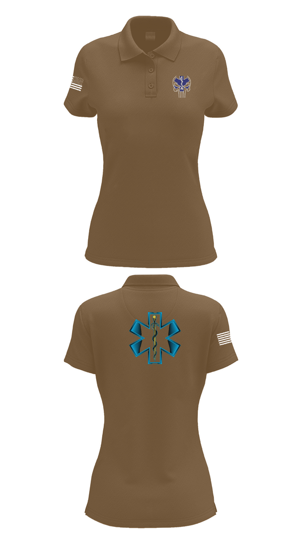 Womens Short Sleeve Performance Polo, 700, Army, Teamtime, Team time, sublimation, custom sports apparel, team uniforms, spirit wear, spiritwear, sports uniforms, custom shirts, team store, custom team store, fundraiser sports, apparel fundraiser